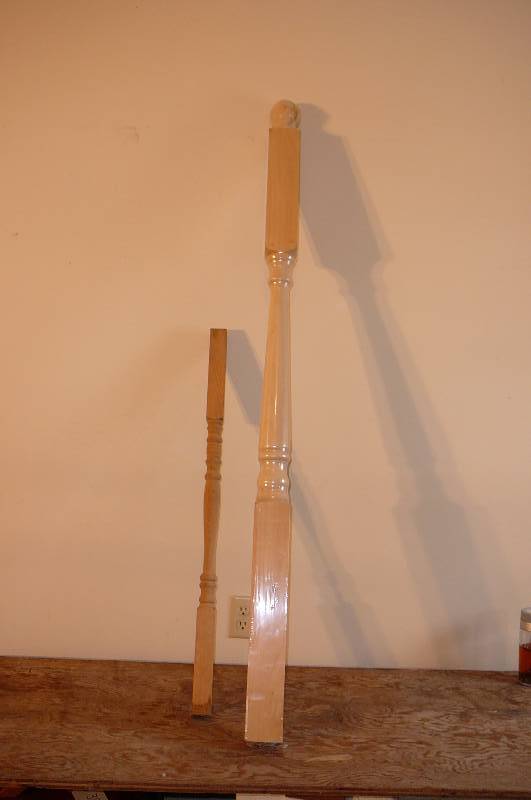 lot 386 image: Wooden Railing Spindles
