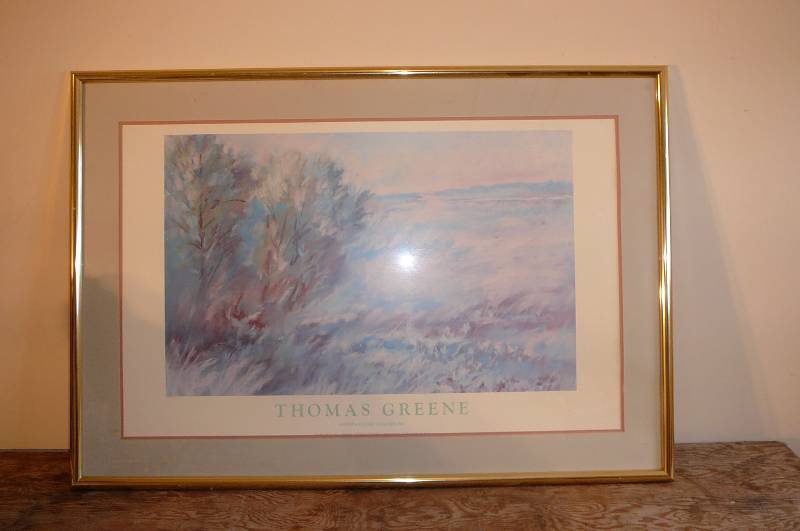 lot 388 image: Large Framed Print 32 12 x 47