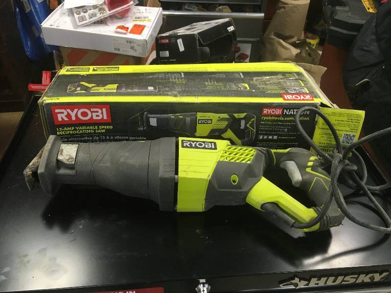 Ryobi 12 Amp Variable Speed Reciprocating Saw  used in working condition