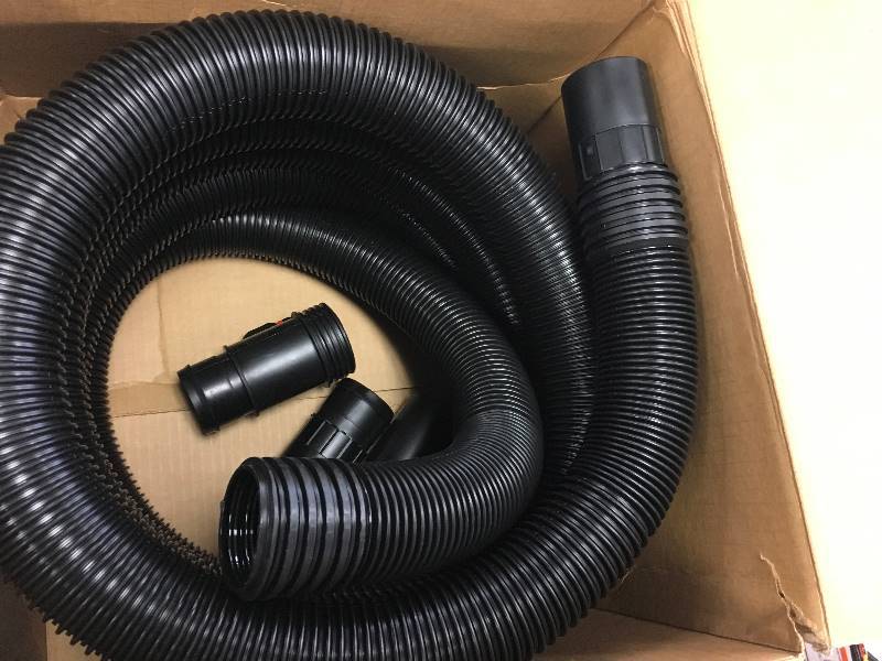 Ridgid 2-12 x 20 Dual -Flex Locking Vac Hose  Extension Kit in like new condition