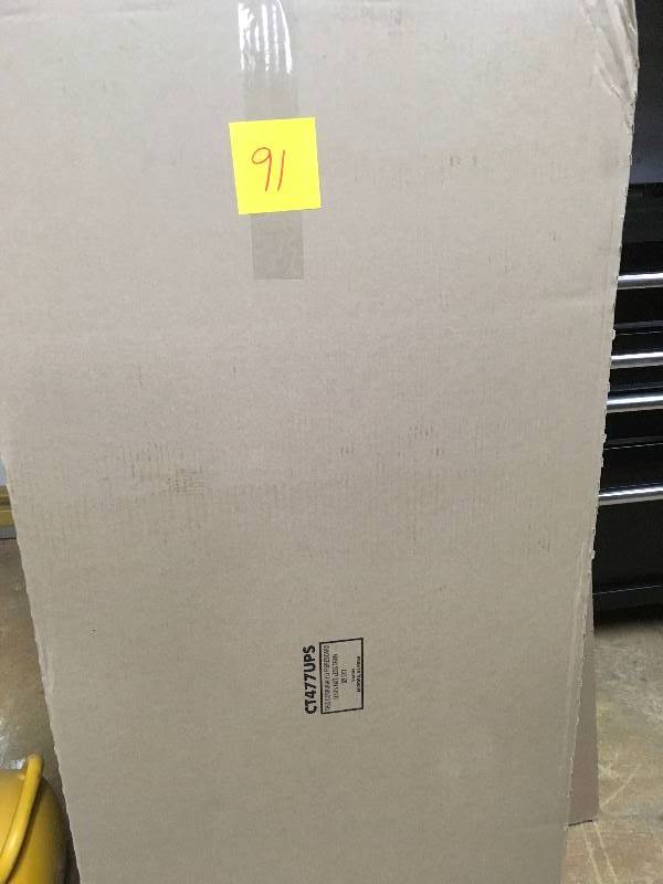 Edsal 72 in. H x 48 in. W x 24 in. D 5-Shelf Steel Shelving Unit in Black New