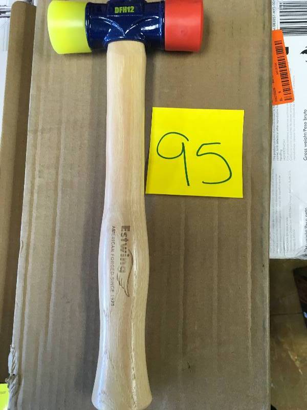 Sure Strike 12 oz. Double-Face Soft Hammer from Estwing not used