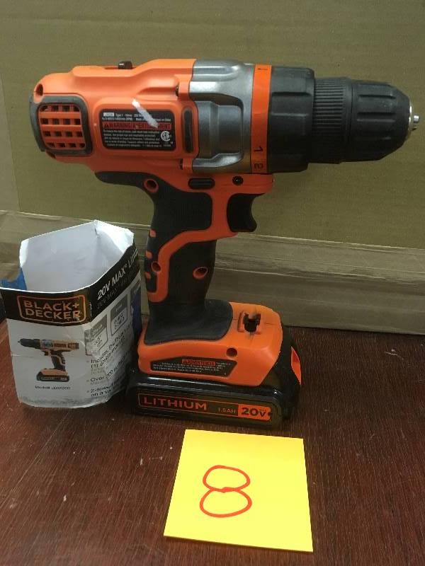 Black & Decker 20 Volt Max  38 in DrillDriver