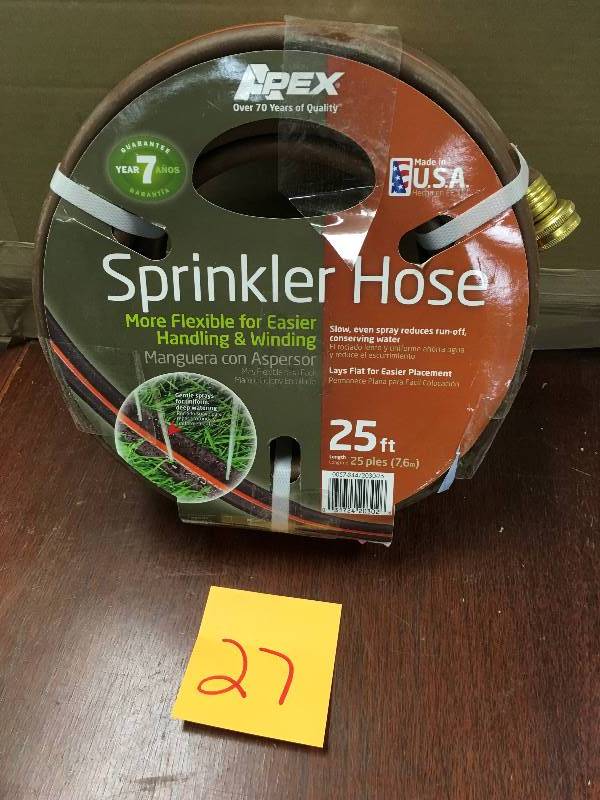 Apex 25 ft. Sprinkler Hose new