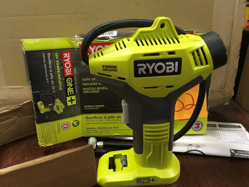 Ryobi One 18V Power Inflator not used