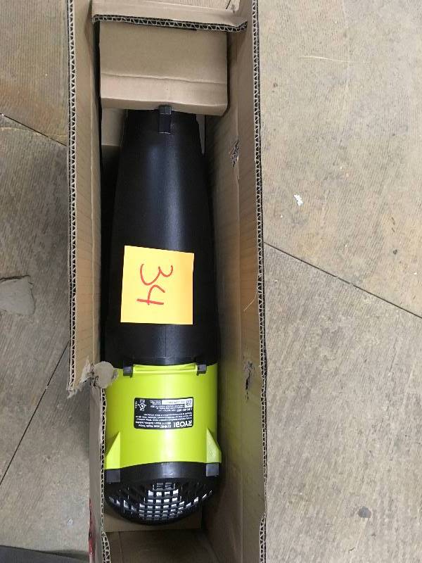 Ryobi 40-Volt Jet Fan Blower- ( Tool Only) not used