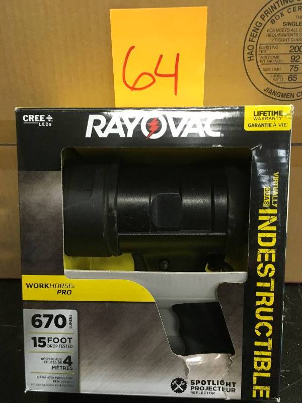 Rayovav 670 Lumens Spotlight