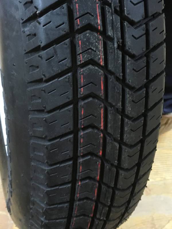 Carrier ST17580D13 Load Range C 5 Hole Trailer Whhel and Tire