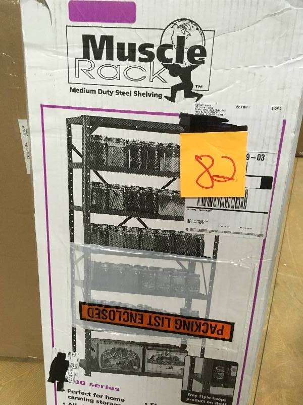 Edsal Muscel Rack Medium Duty Steel Shelving Uint