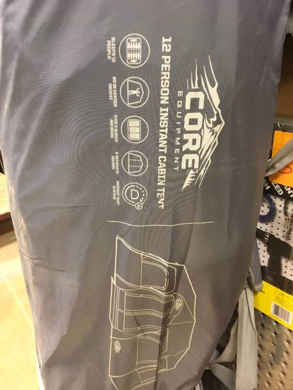 Core Equipment 12 Person Instant Cabin Tent