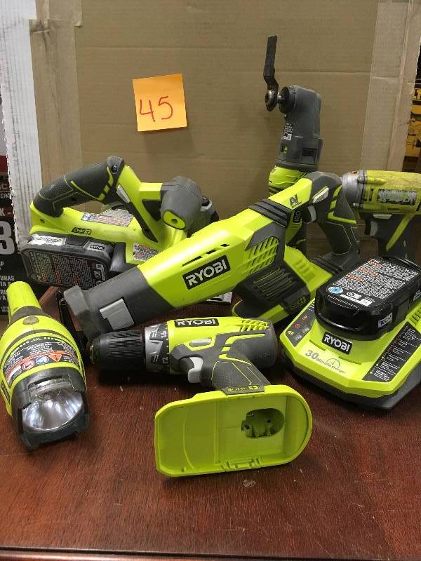 Ryobi One 6 Tool Combo Kit in like new condition