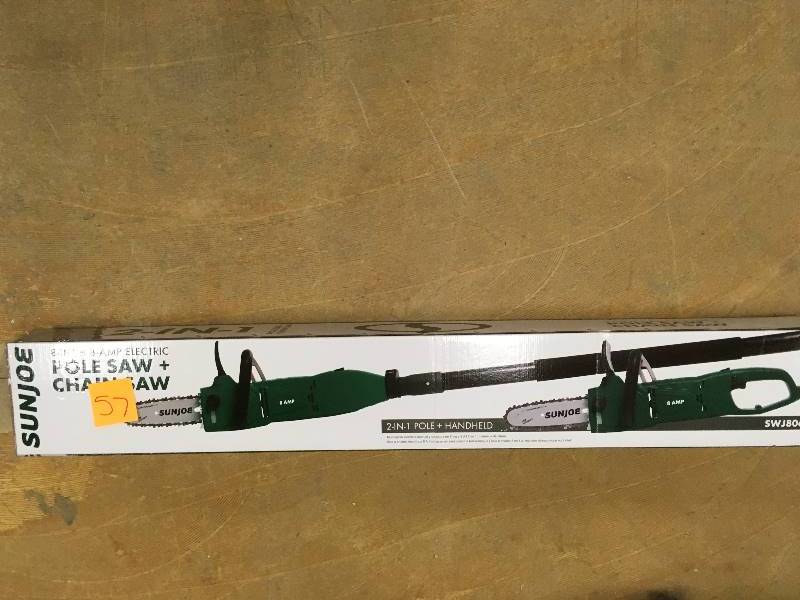 Sun Joe Electric Pole Chain Saw with a 7.5 Amp Motor new