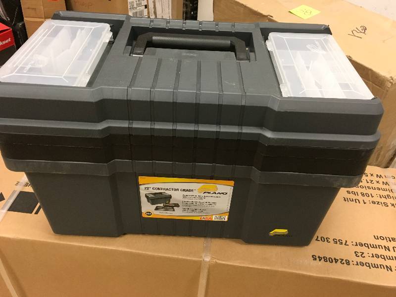 Plano Moldings 22 Pro Mag Toolbox with Tray Not used