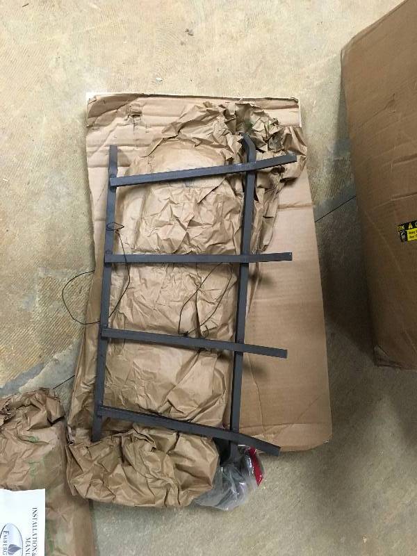 Emberglow Split Oak Vented Natural Gas Log Set Open box never used some pieces have small crack