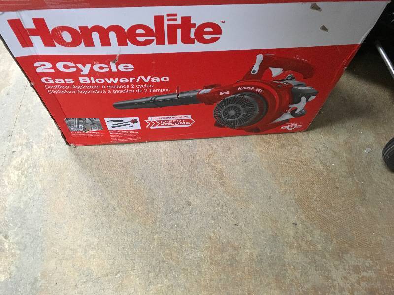 Homelite 2 Cycle Gas Blower  Vac In working conditions