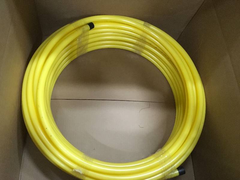 Home-Flex Underground 12 in. x 100 ft. Yellow Polyethylene Gas Pipe New