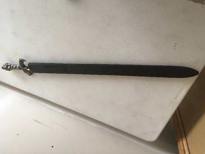 lot 76 image: Sword With Skull Handle