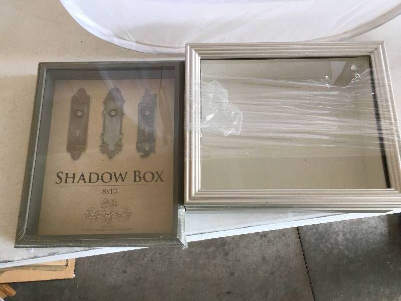 lot 92 image: 3 New 8X10 Shadow Boxes