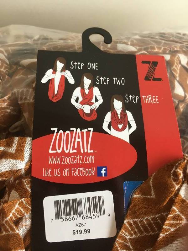 lot 112 image: ZooZatz Infinity Scarves New - Bag of 15