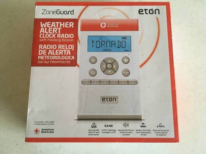 lot 117 image: Zone Guard Weather Alert Clock Radio