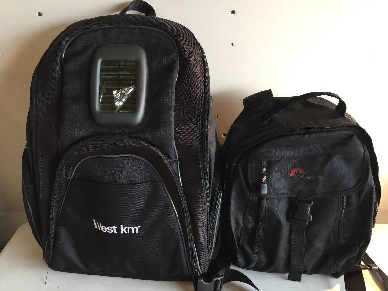 lot 216 image: Backpacks - Micro Trekker 200 Lowepro & West KM Powerpack