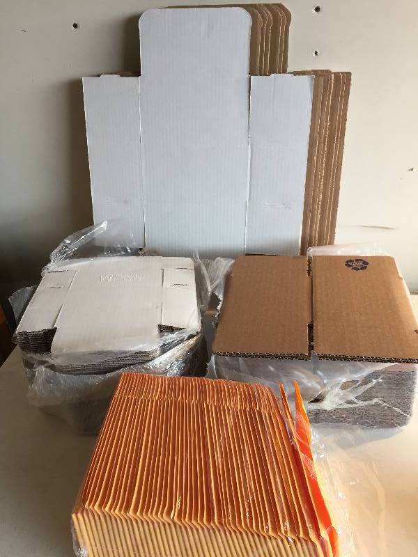 lot 218 image: Boxes & Bubble Mailers