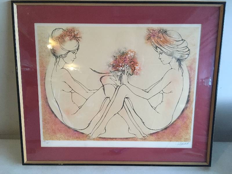 lot 326 image: Framed Print Numbered Signed