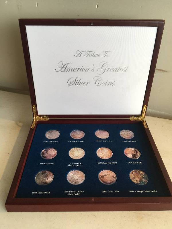 lot 251 image: Tribute to Americas Greatest Silver Coins