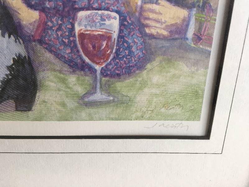 lot 256 image: Ladies Night Out Framed LE Print
