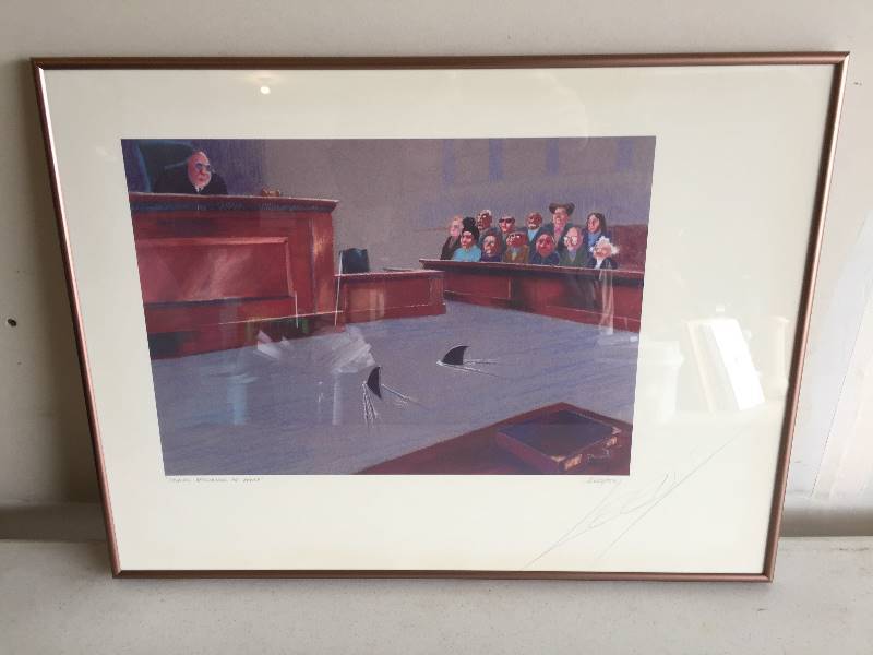 lot 19 image: Framed Print LE Jeff Leedy