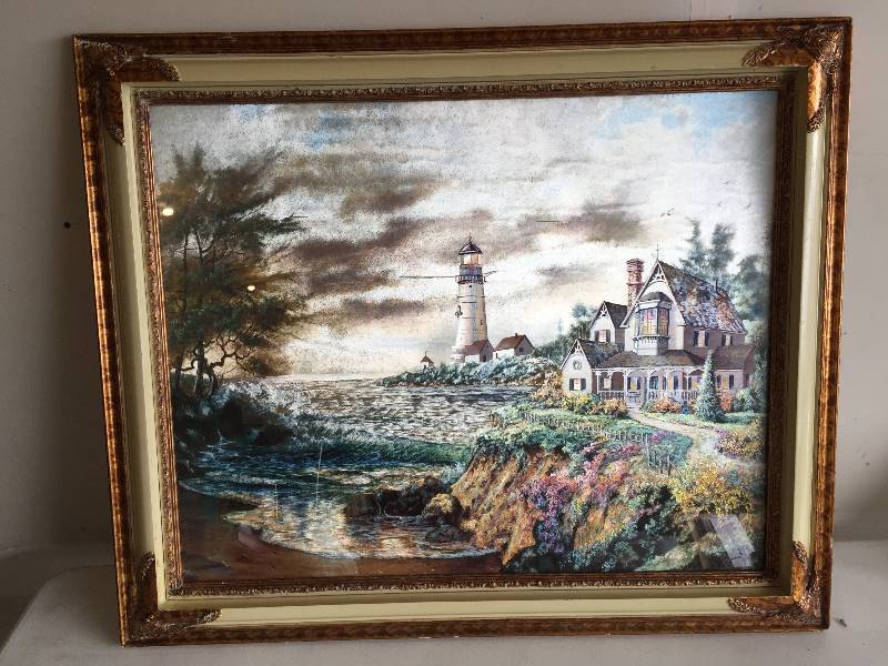 lot 26 image: Framed Manifestations Print