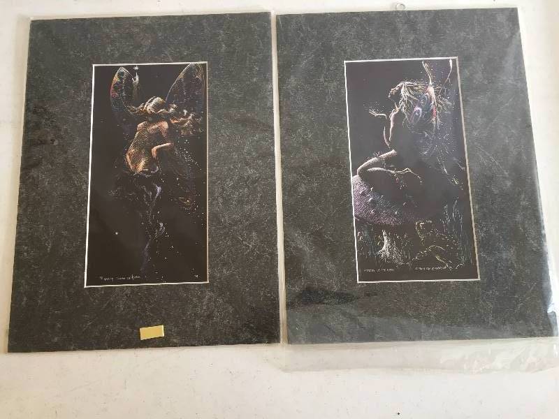 lot 33 image: Fairy Matted Prints Chien-Eriksen