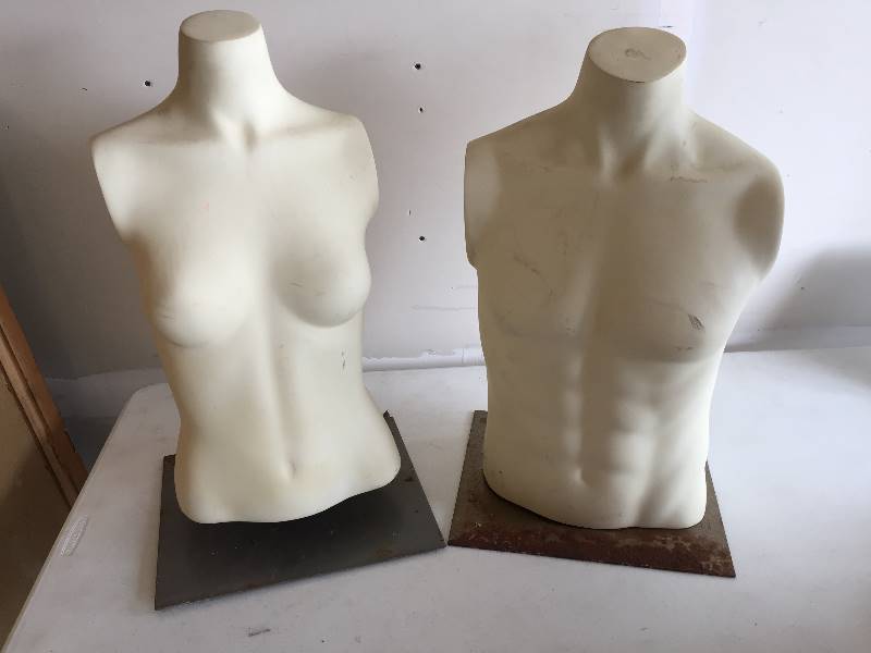 lot 51 image: Mannequins with Arms - Male & Female