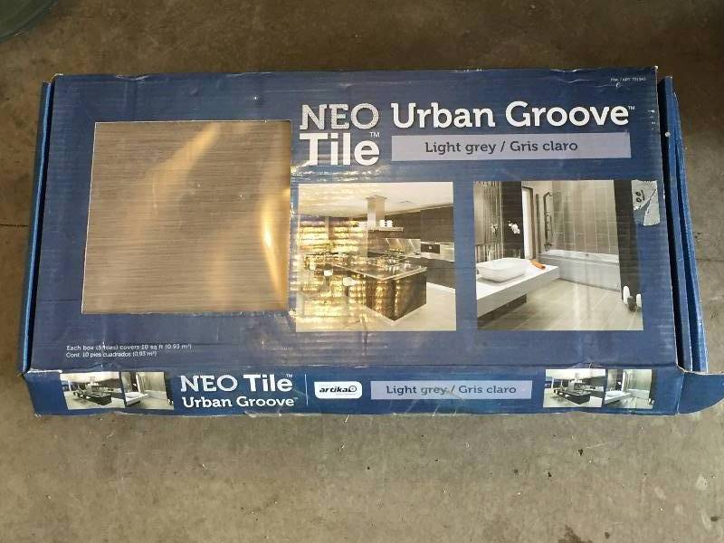 lot 58 image: Light Gray Urban Groove Tile 30 Sq Ft