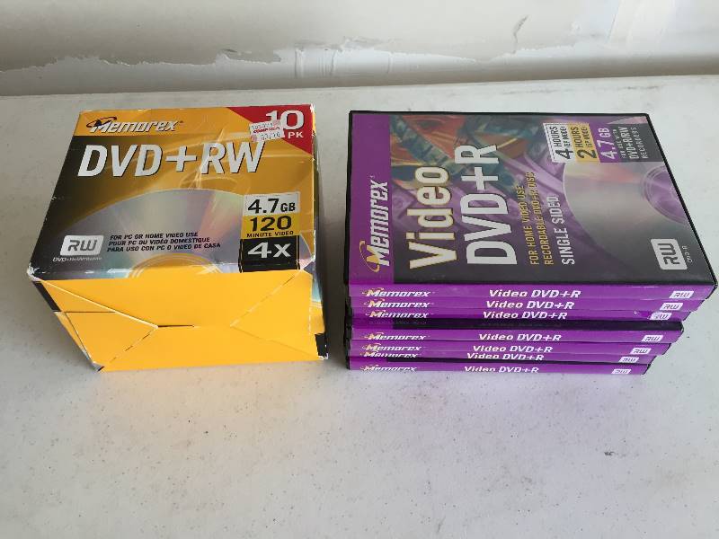lot 62 image: Memorex DVD  RW and DVD  R