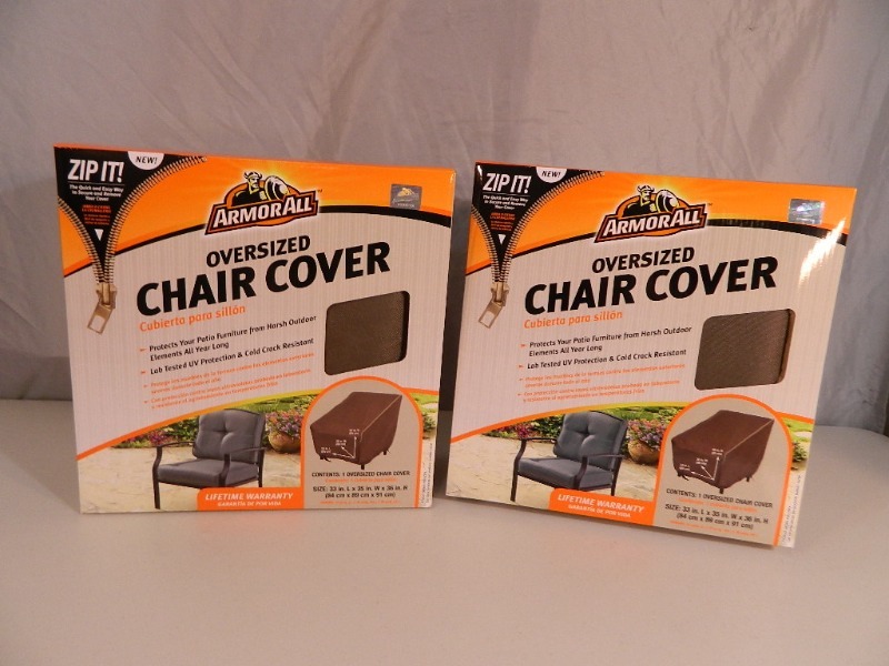 lot 15 image: 2 New ArmorAll Oversized Chair Covers