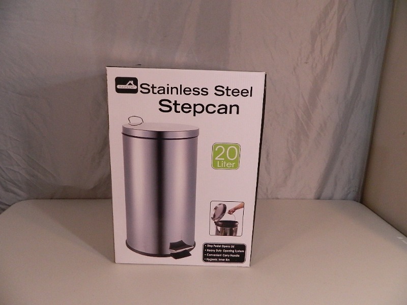 lot 74 image: New Stainless Steel Stepcan