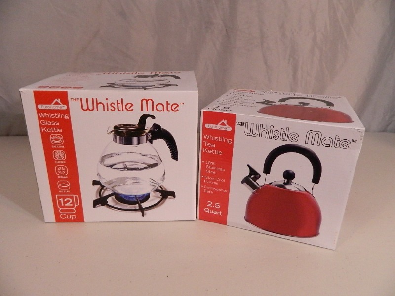 lot 110 image: 2 New Whistle Mate Kettles