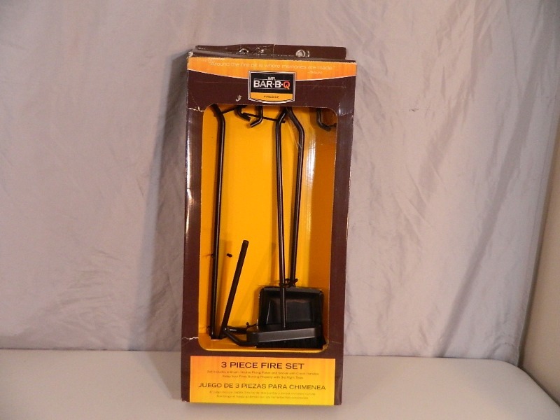 lot 120 image: New 3 Pc Fireplace Set