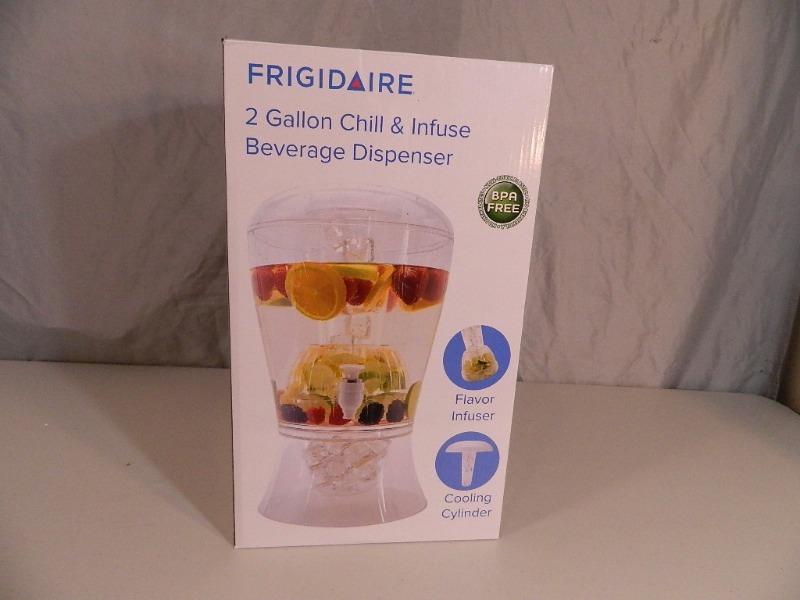 lot 136 image: New Frigidaire Chill and Infuse Beverage Dispenser