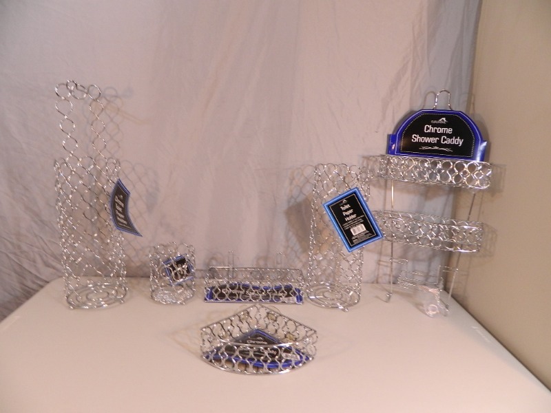 lot 170 image: New Chrome Bathroom Accessories