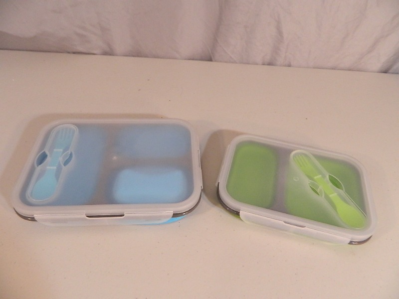 lot 172 image: 2 New Lunchbox TraysContainers