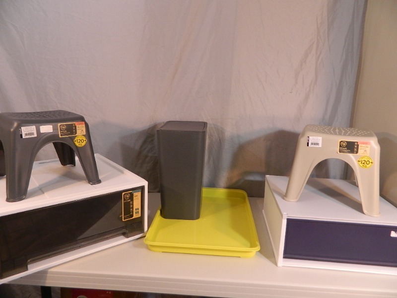 lot 177 image: New Storage Drawers, New Trash Bin, More