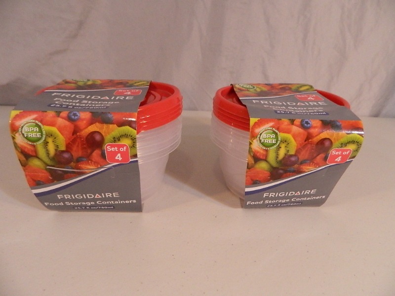 lot 190 image: New Frigidaire Food Storage Containers