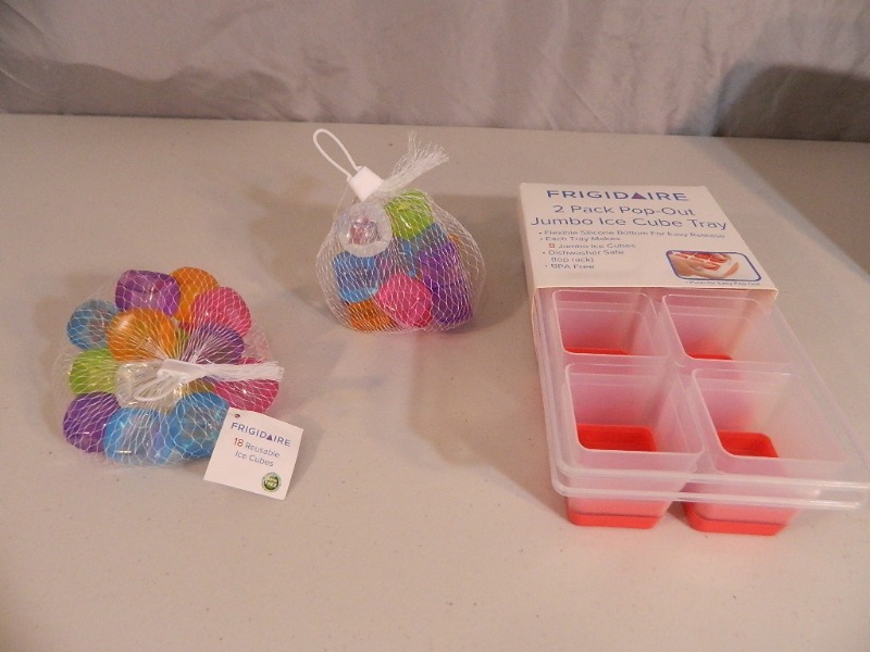 lot 243 image: New Frigidaire 2 Pack Ice Cube Trays and More
