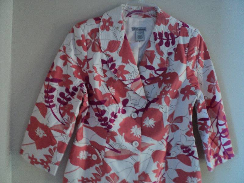 Cenia floral jacket size 14...