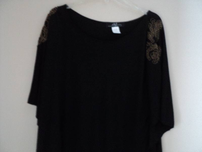Midnight Velvet size XL black and g...