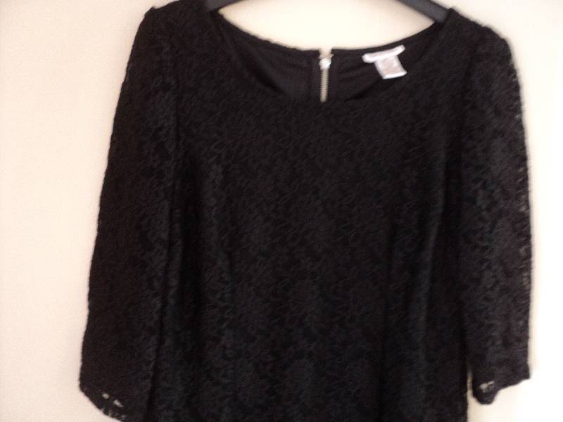 Monroe and Main size 10 black lacy ...