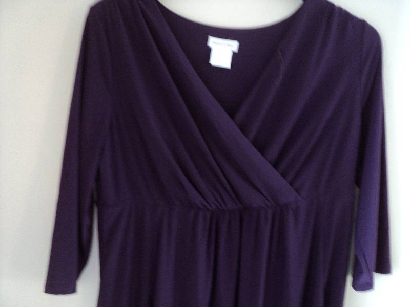 Monroe and Main size 1X purple soci...