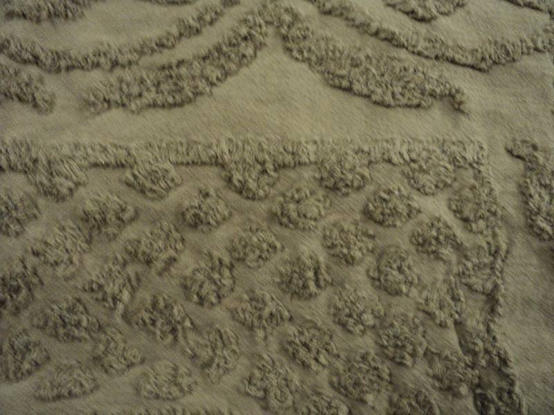 Brown chenille king size bedspread...